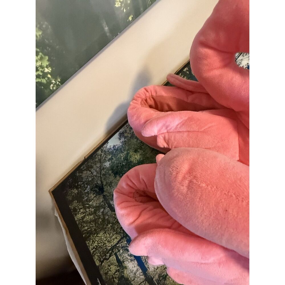 Happy Feet Flamingo Slippers XXLG - Picture 3 of 6